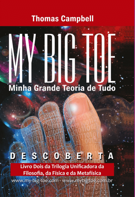 Capa do Livro 2 - Descoberta - My Big TOE em português, traduzido por Mário Jorge Santos